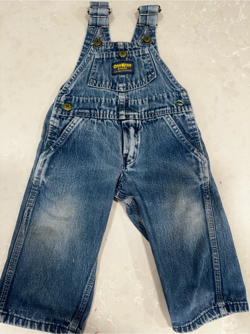 Vintage OshKosh B'gosh Blue Denim Kids Overalls
